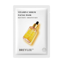 Load image into Gallery viewer, BREYLEE Vitamin C Whitening Set Face Serum Facial Cream Mask Fade Freckles Spots Melanin Eye Cream Remove Dark Circles Skin Care