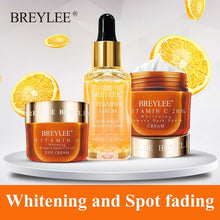 Load image into Gallery viewer, BREYLEE Vitamin C Whitening Set Face Serum Facial Cream Mask Fade Freckles Spots Melanin Eye Cream Remove Dark Circles Skin Care
